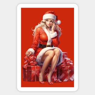 Mrs Claus Sticker